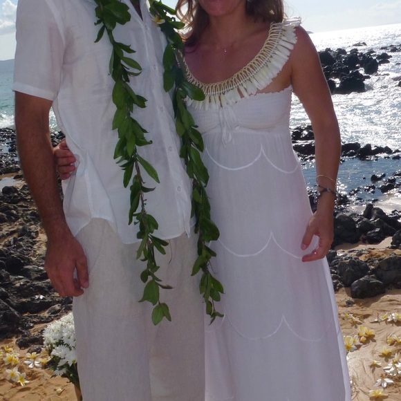 ❤️SOLD❤️Boho style Tamara Catz strapless dress - Picture 4 of 7